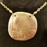 Half Dome Yosemite Medallion |  19.5" Chain Jewelers Bronze