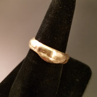 Handcrafted Large Solid Bronze Ring | Size 12