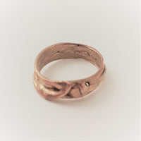 Handcrafted Medieval Style Copper Bronze Ring | Size 9