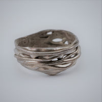 Vine Steel & Copper Ring | Size 7.5