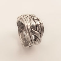 Large Sterling Silver Vine Style Ring | Size 9.5
